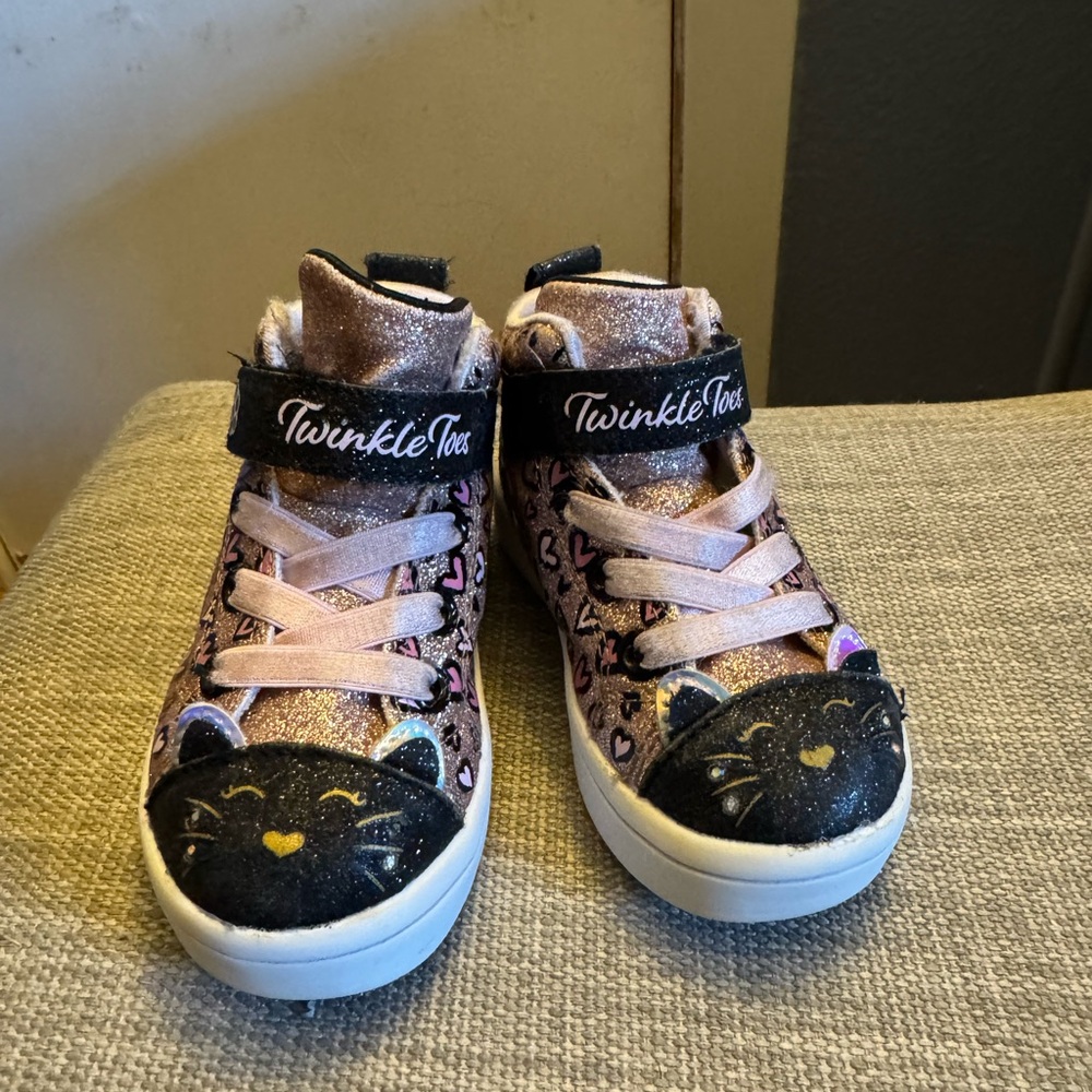 Kids' Pink and Black Shoes